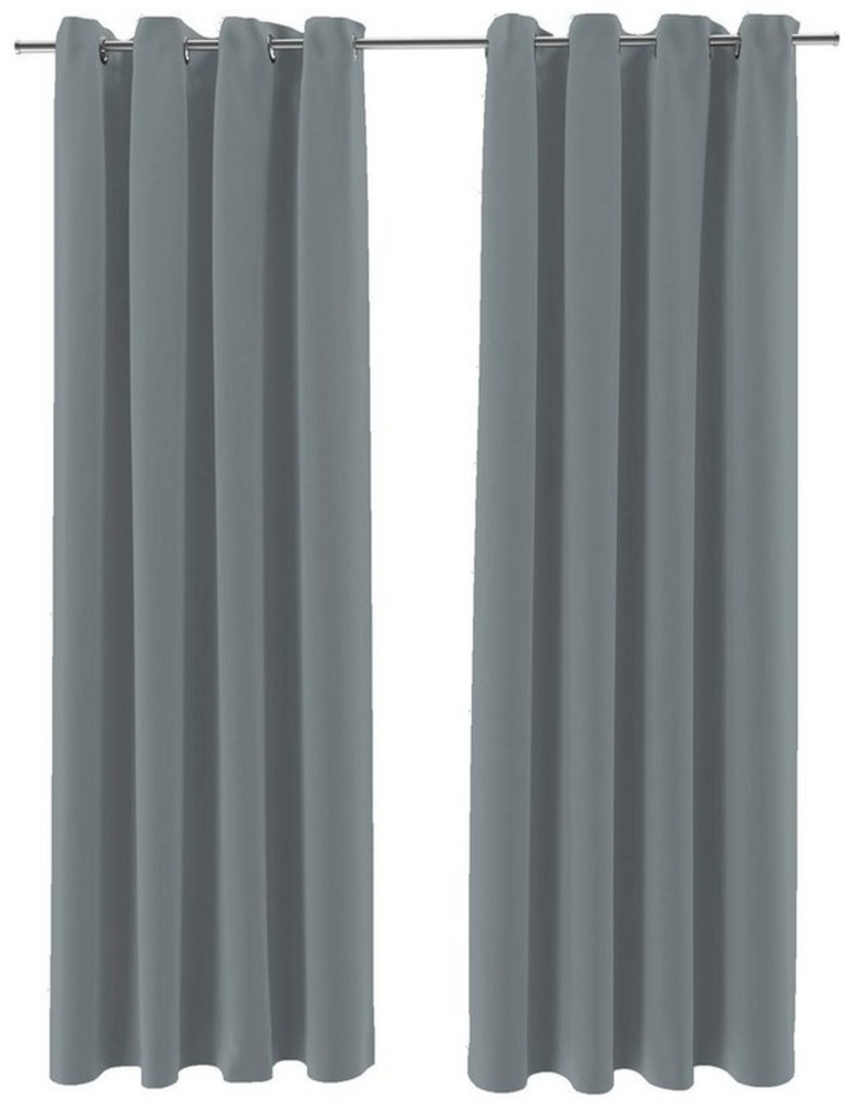 Brielle Verdunkelungsvorhang Brielle Premium Verdunkelungsvorhänge mit Ösen, verdunkelnd (2er Set), Bereit Vorhang mit 4 cm Ösen Bild 1