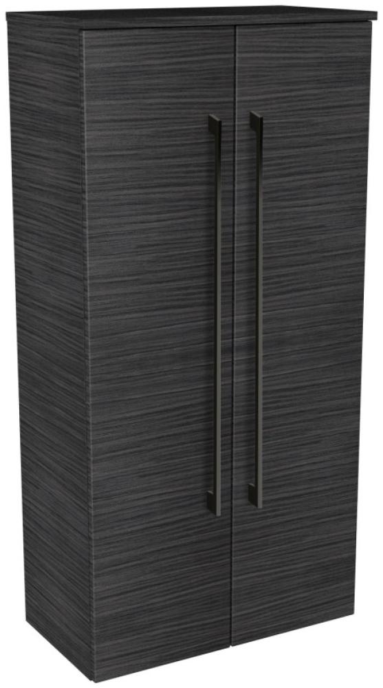 Lanzet Midischrank 60 cm, Schwarz Bild 1