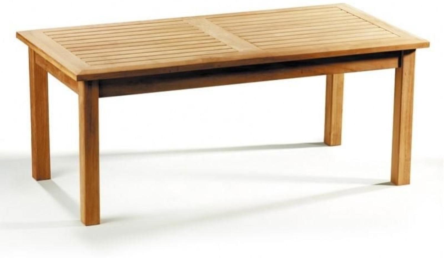 Esstisch Ragusa Teak Massivholz - Tischgröße Höhe 75 cm: 160x80 cm Bild 1