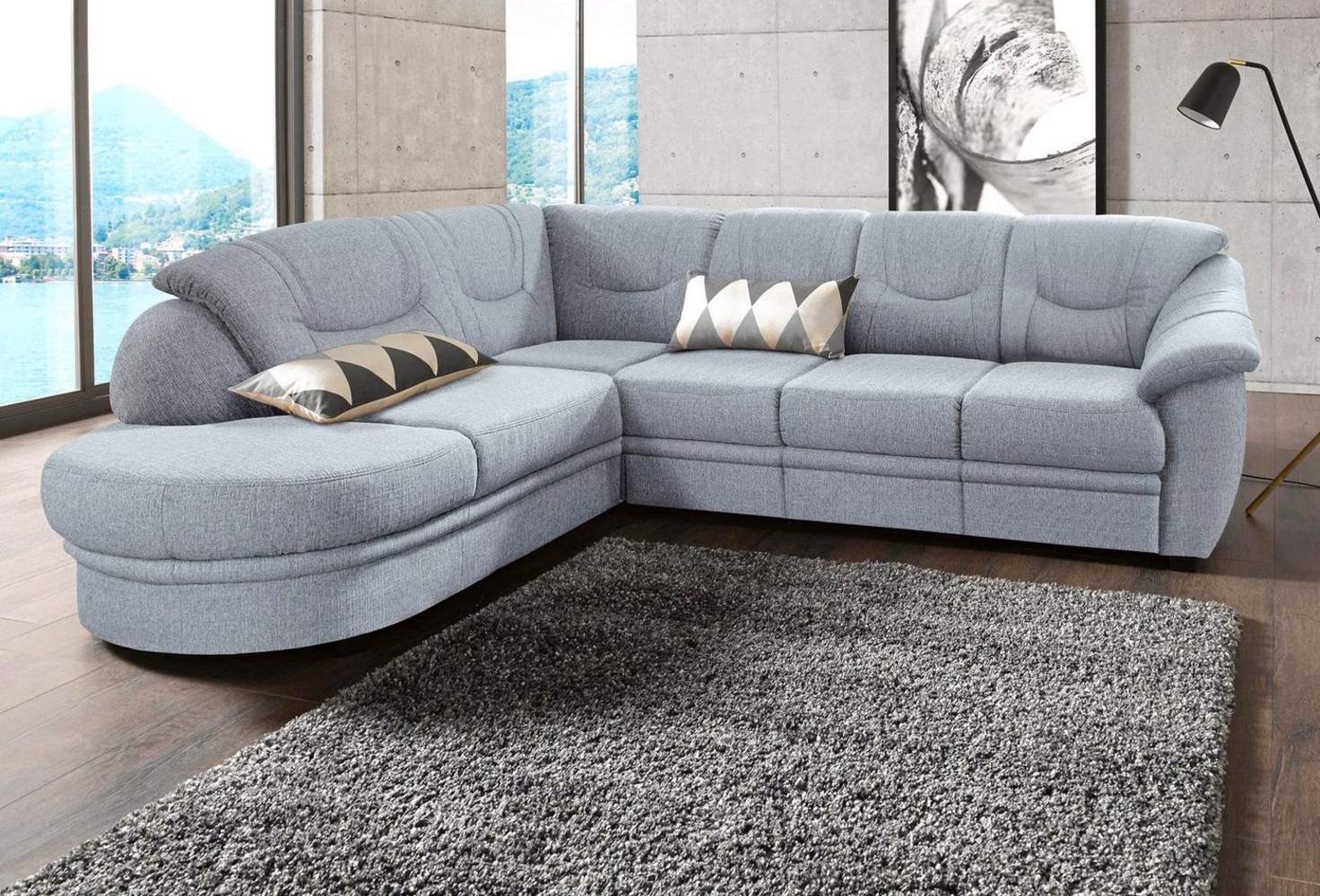 sit&more Ecksofa Savoni L-Form, wahlweise mit Bettfunktion Bild 1