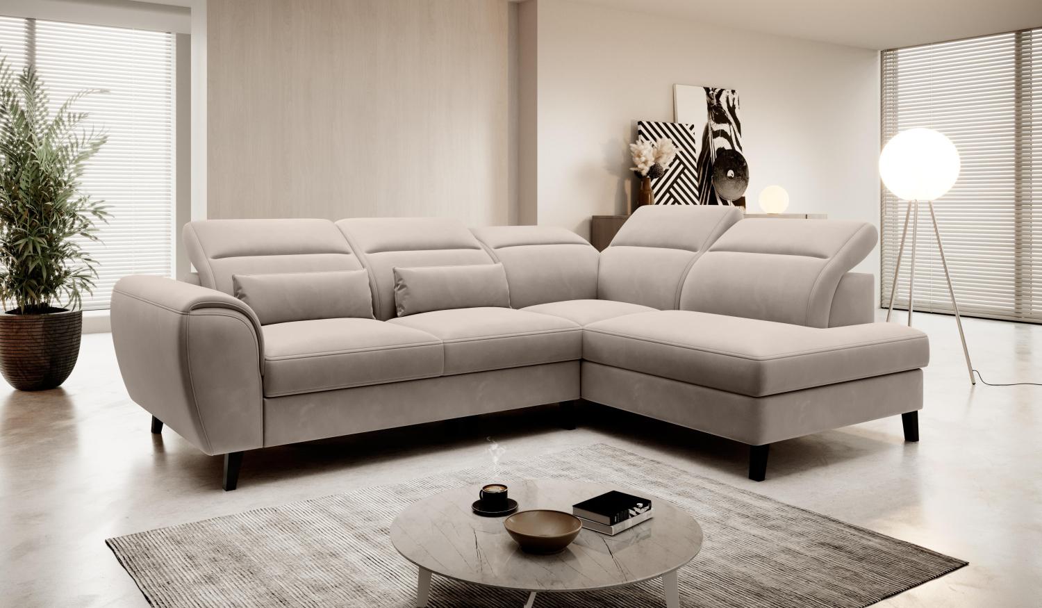 Wohnideebilder Noble Beige Ecksofas & Eckcouches CO-NOB-RT-18SO Bild 1