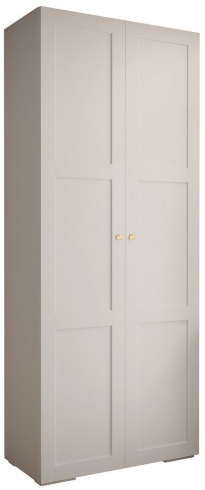 ABIKS MÖBEL Drehtürenschrank MANHATTAN RYFEL 10 Schlafzimmerschrank mit Kleiderstange und Regalen Bild 1