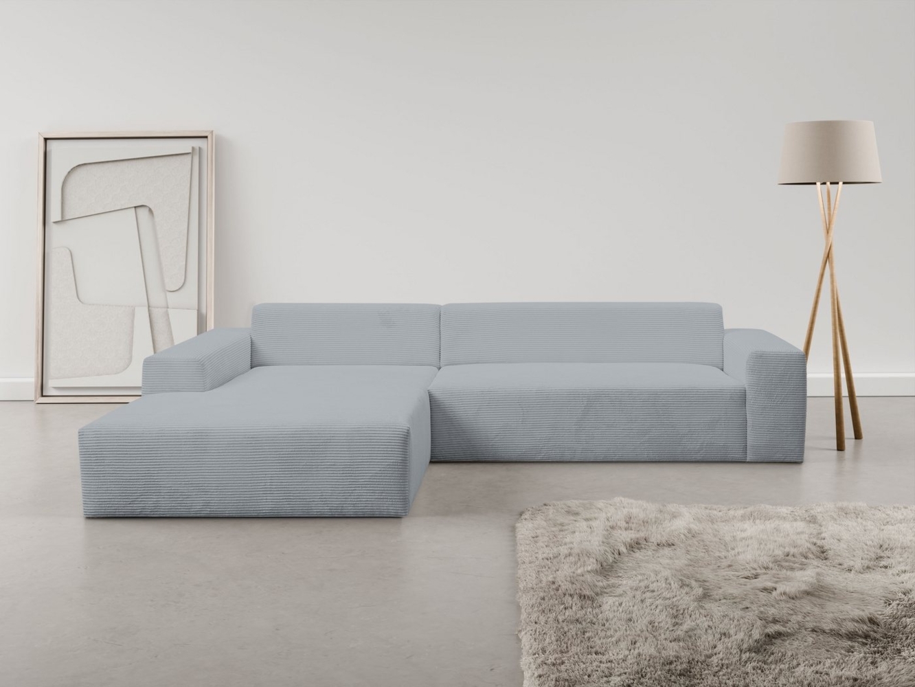 WERK2 Ecksofa Zeus-XL, Curvy Trend Garnitur mit urbaner Optik Bild 1