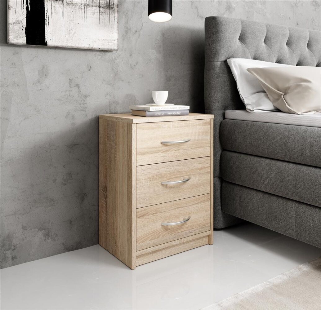 Nachtkommode PEPE Sonoma Eiche Bild 1