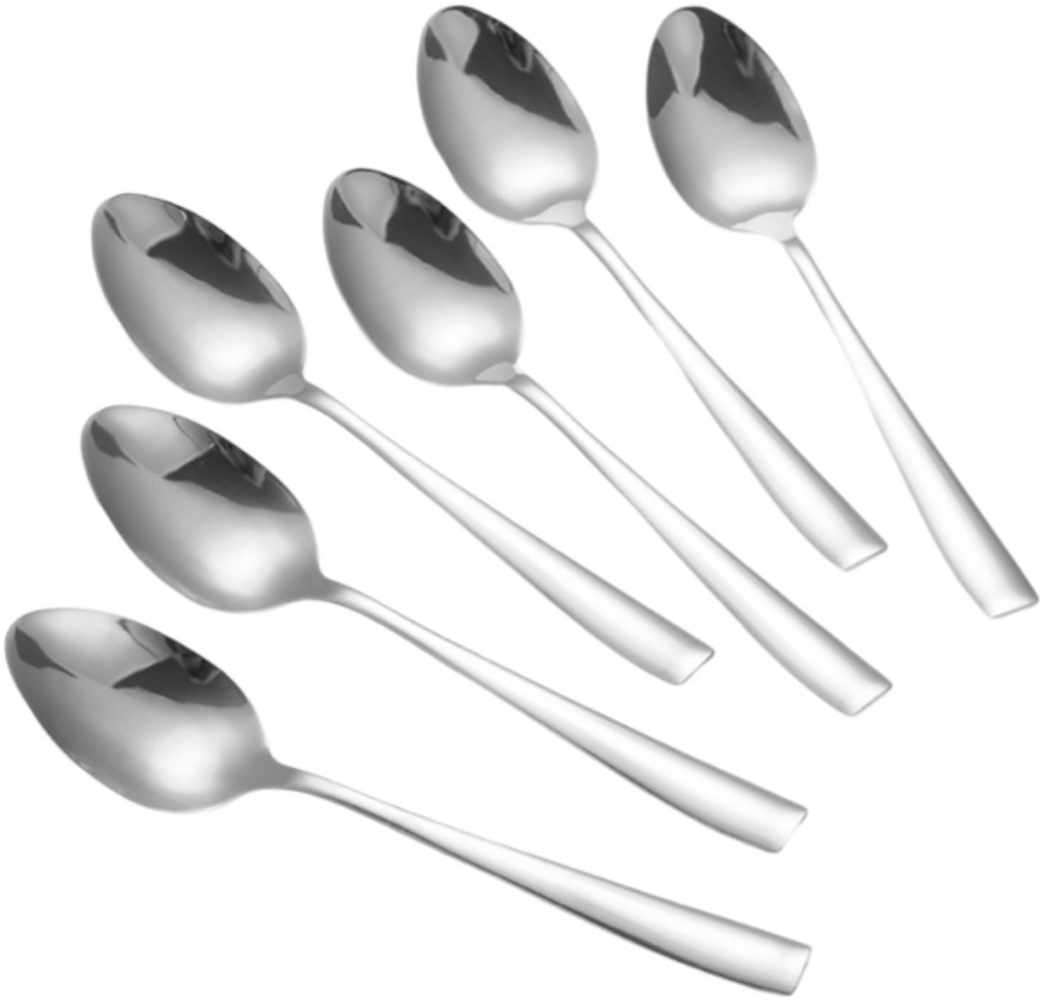 Modernes 6er Set Menülöffel - Besteck-Set aus hochwertigem Edelstahl Bild 1