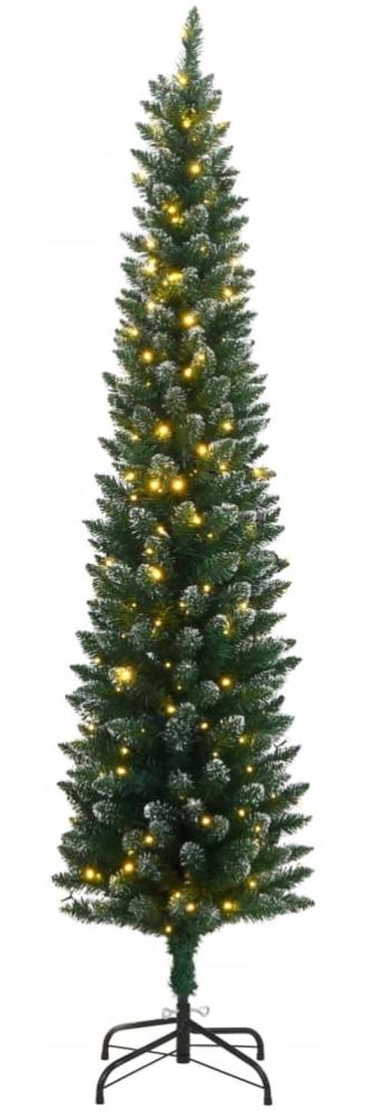 vidaXL Künstlicher Weihnachtsbaum Schlank 150 LEDs 150 cm 3315759 Bild 1