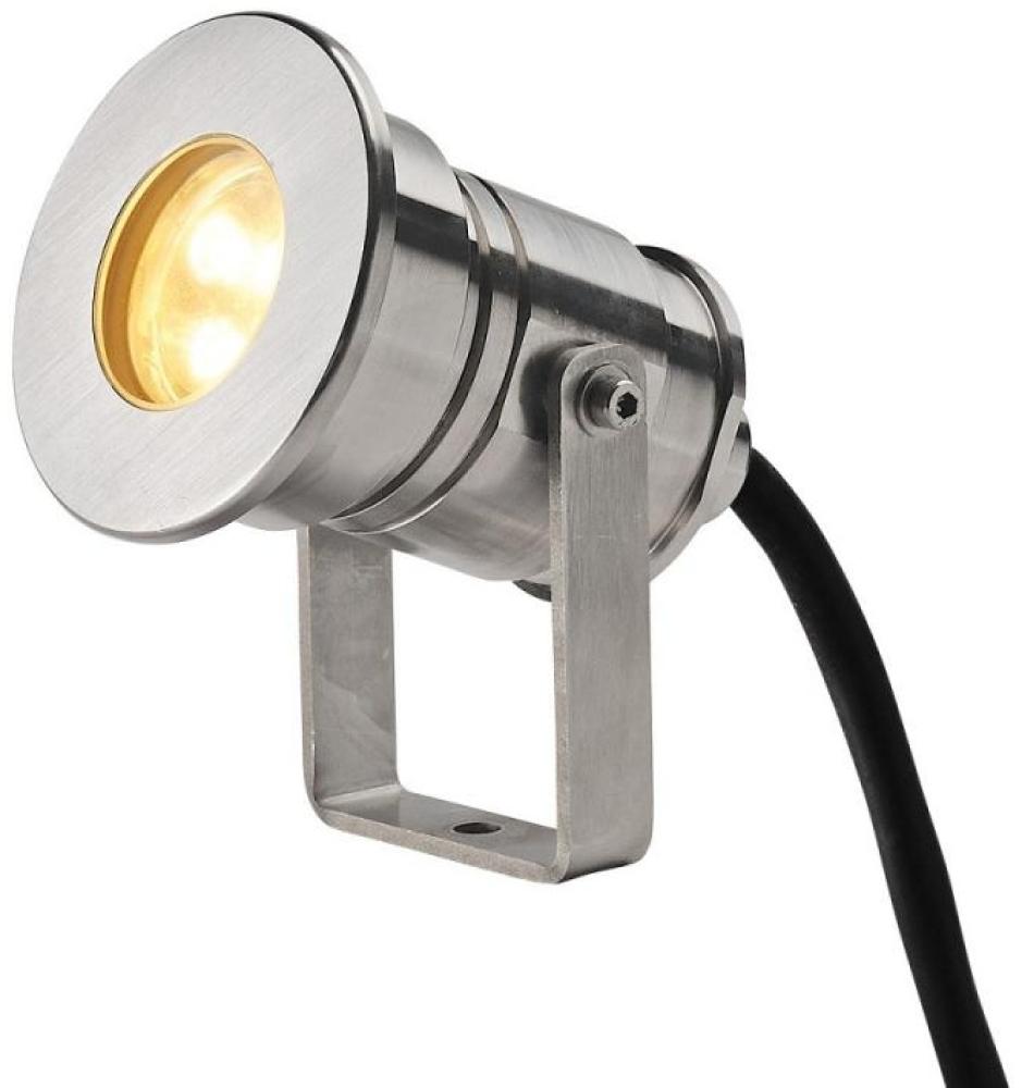 SLV DASAR PROJEKTOR Outdoor Strahler, LED, 3000K, IP68, edelstahl 316 - Strahler (Outdoor) Bild 1