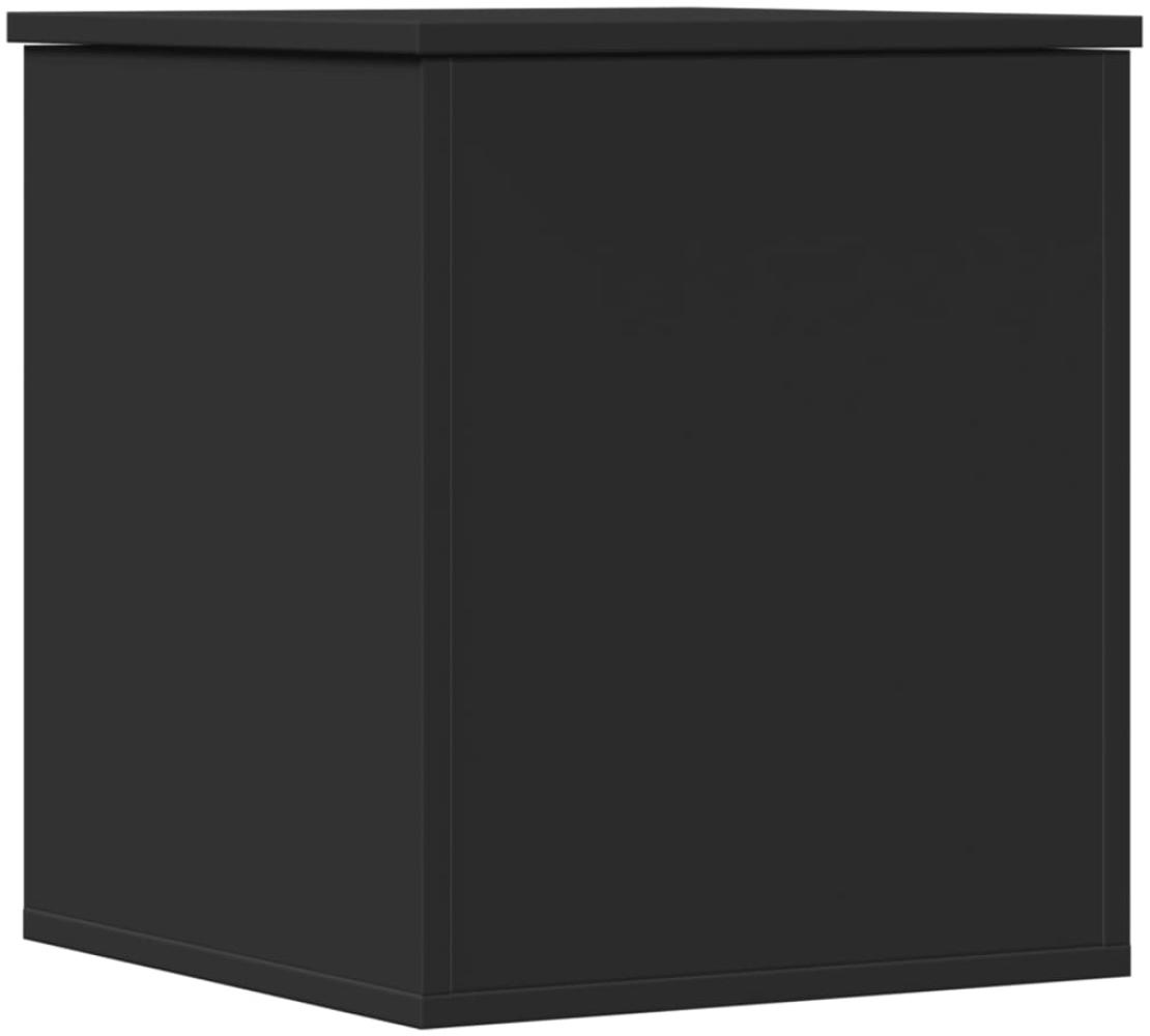 vidaXL Truhe Schwarz 40x42x46 cm Holzwerkstoff 840647 Bild 1