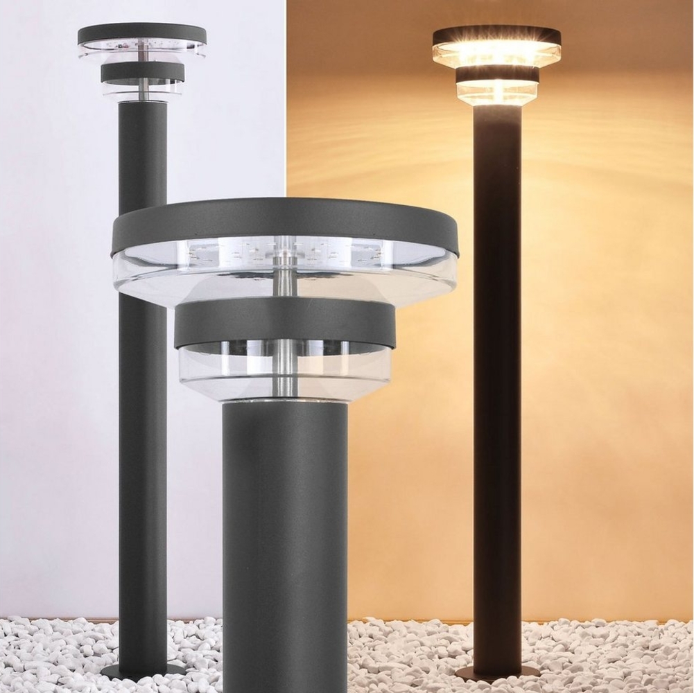 Maxkomfort Außen-Stehlampe 313-800, ohne Bewegungsmelder, LED fest integriert, warmweiß, Standleuchte Bild 1