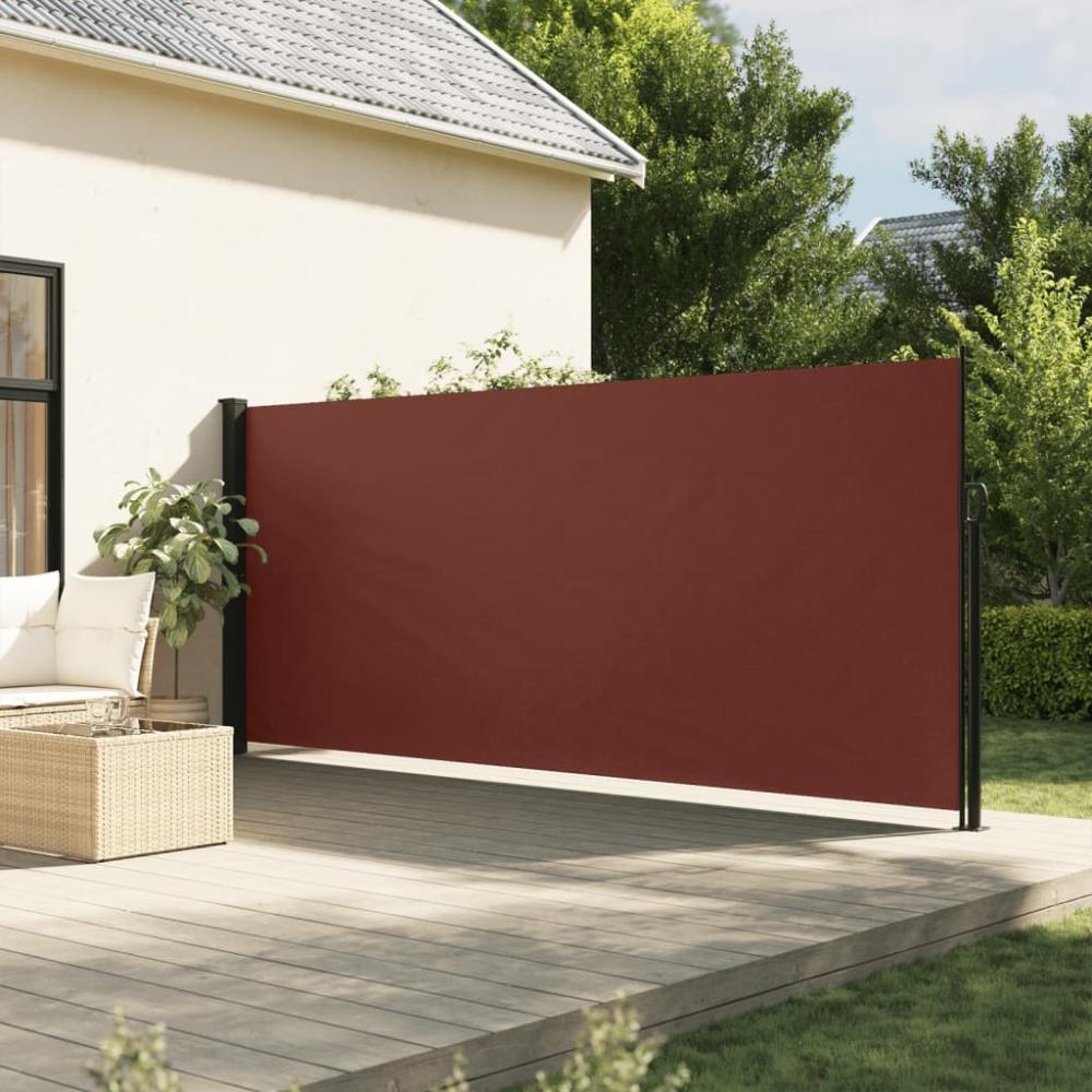 vidaXL Seitenmarkise Ausziehbar Braun 160x500 cm 4004434 Bild 1