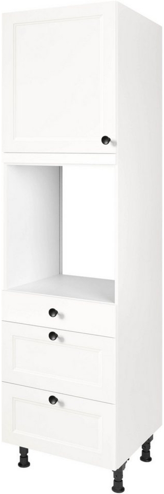 nobilia® Backofenumbauschrank "Cascada", Ausrichtung wählbar, mit Schublade und zwei Auszügen und einer Tür, vormontiert, Breite/Höhe: 60/216,6 cm Bild 1