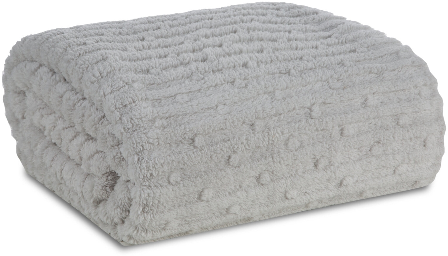 Wohndecke Kuscheldecke Gemusterte Sofadecke Tagesdecke Couchdecke Decke LISA silber 70x160 cm silber Bild 1