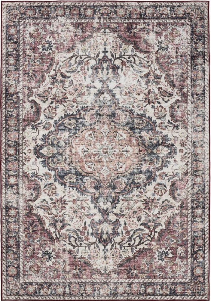 benuta Teppich George, rechteckig, Höhe: 5 mm, Vintage-Look, Kurzflor, Teppich Wohnzimmer, Schlafzimmer, Waschbar Bild 1
