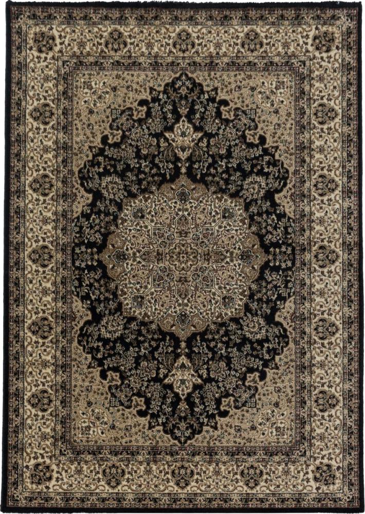 Orient Teppich Kasara rechteckig - 240x340 cm - Schwarz Bild 1