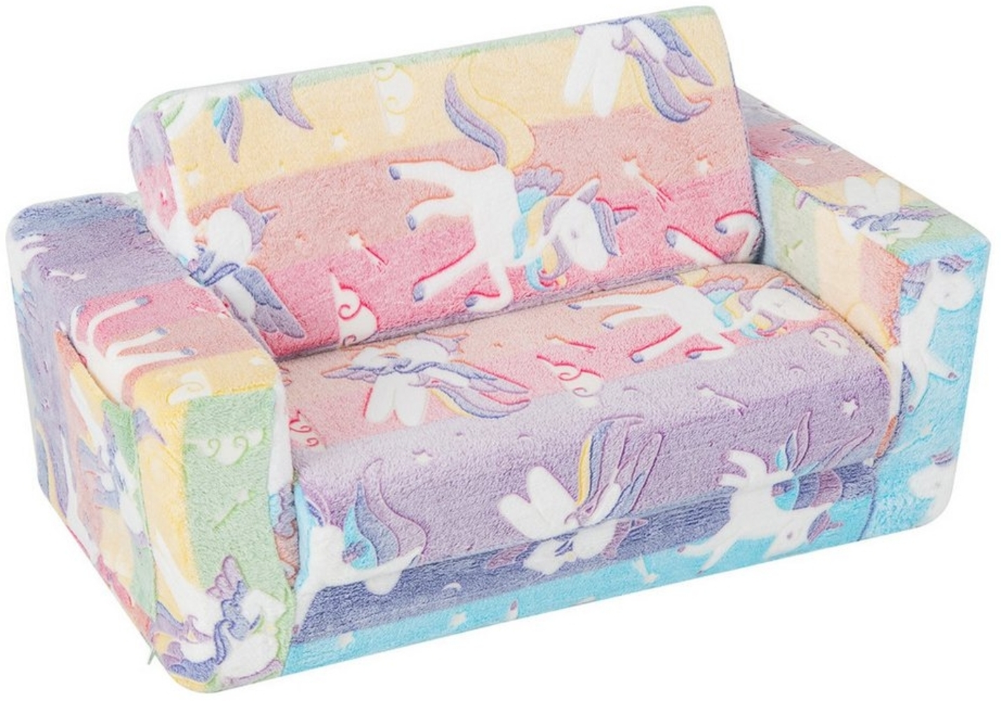 COSTWAY Kindersofa Kindersessel, im Dunkeln Leuchtend Bild 1