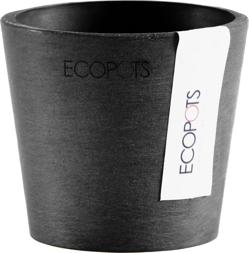 ECOPOTS Blumentopf AMSTERDAM Mini Dark Grey, BxTxH: 8x8x7 cm Bild 1