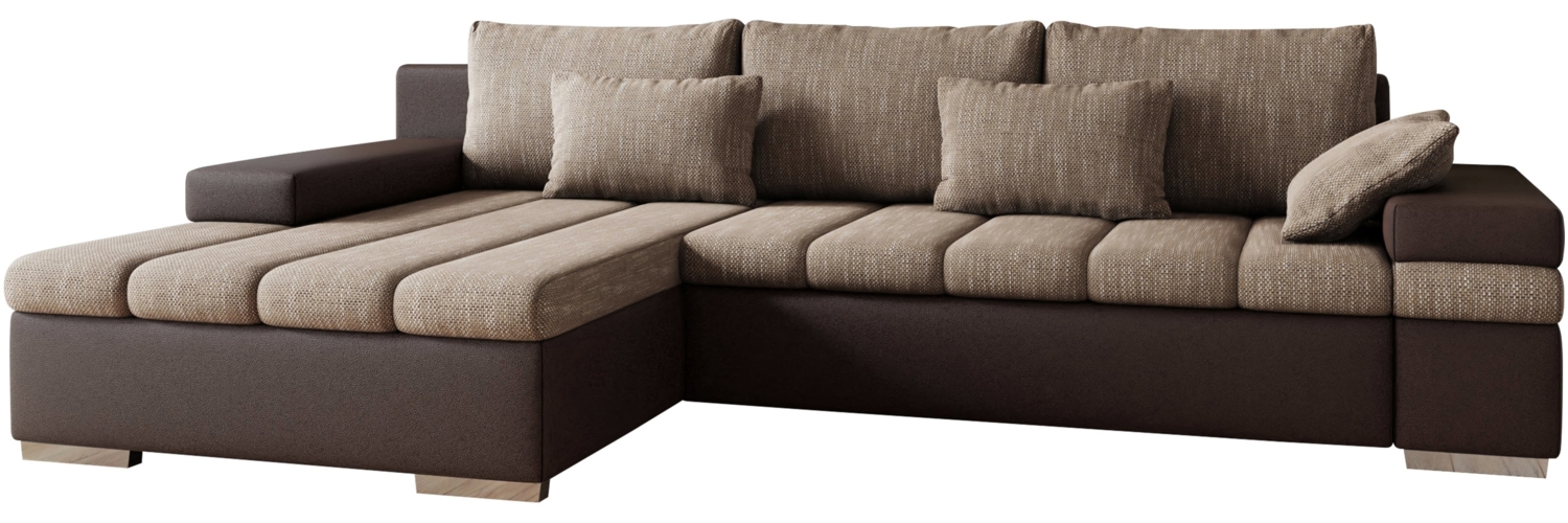 Ecksofa Bangkok (Farbe: Soft 066 + Lawa 02, Seite: Links) Bild 1