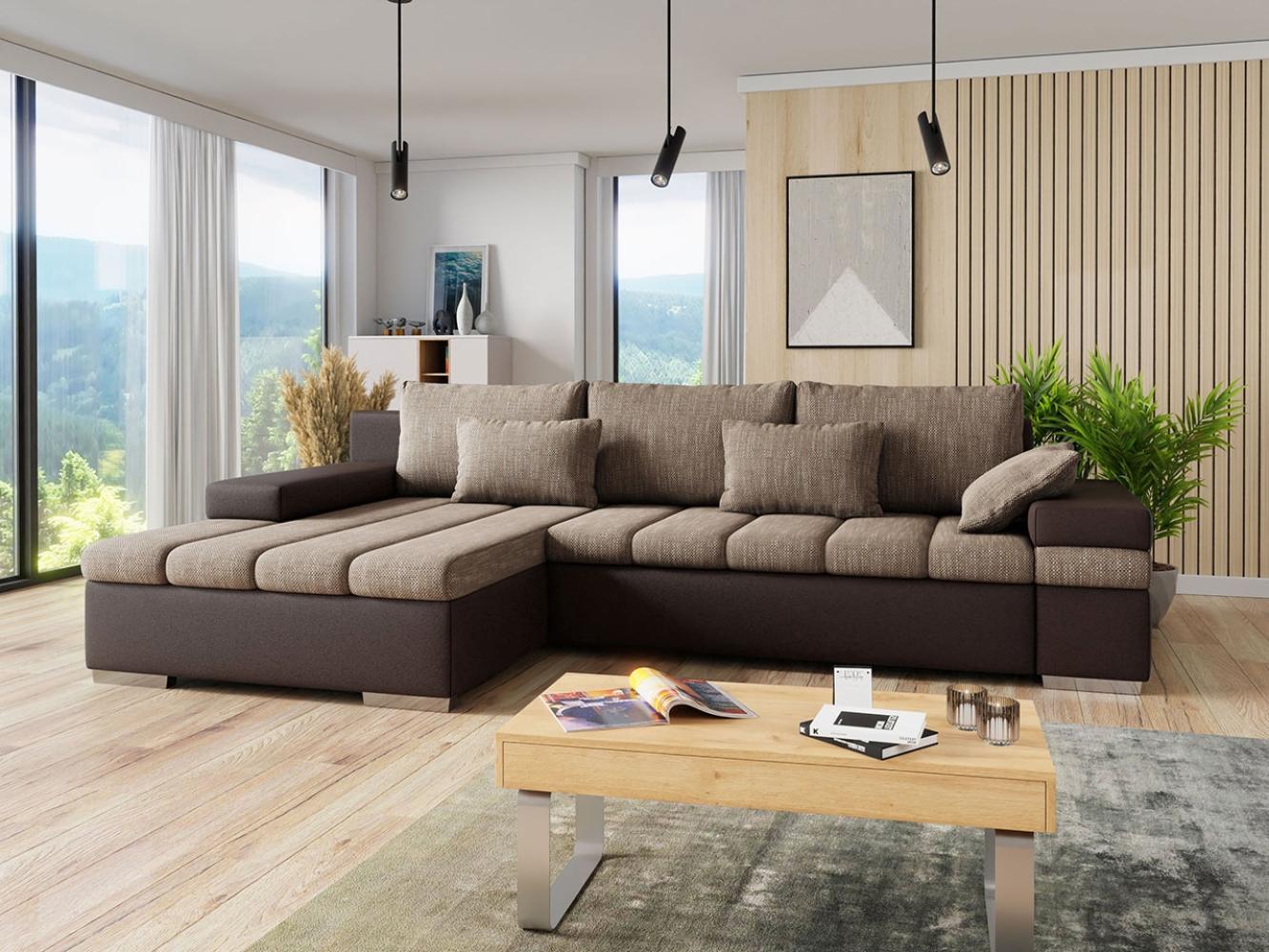 Ecksofa Bangkok, Seite: Links, Farbe: Soft 066 + Lawa 02 Bild 1