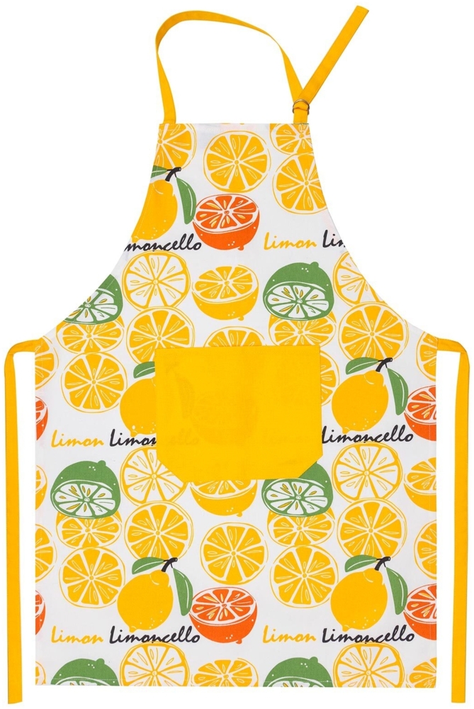 Kracht Küchen Textilien Limoncello|Baumwoll Schürze bedruckt 90x70 cm bunt Bild 1