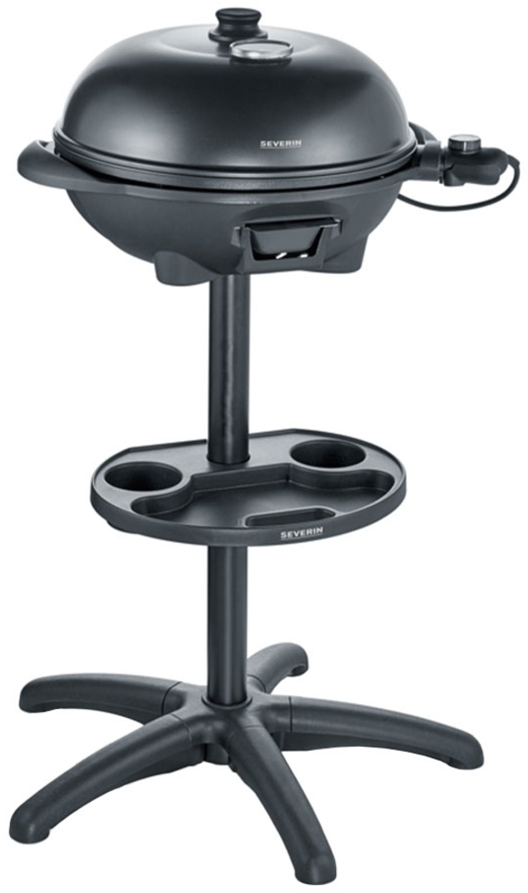 SEVERIN Elektro-Standgrill mit Haube, Metall, Schwarz, 52 x 96 x 44 cm Bild 1