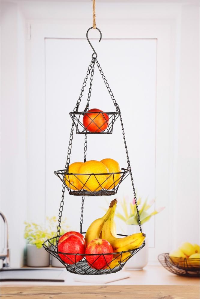 HTI-Living Hängeaufbewahrung Obst Etagere Bild 1