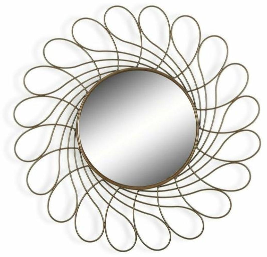 Wandspiegel Versa Golden Metall (2 x 40 x 40 cm) Bild 1