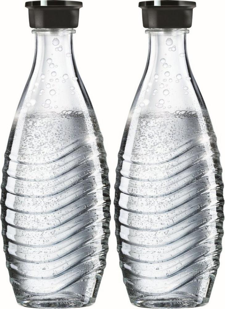 Sodastream Glaskaraffe Duo-Pack 0,6 Ltr, für Penguin- und Crystal-Sprudler Bild 1