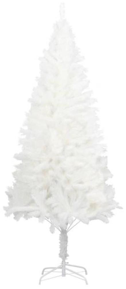 vidaXL Künstlicher Weihnachtsbaum Naturgetreue Nadeln Weiß 120 cm 321021 Bild 1