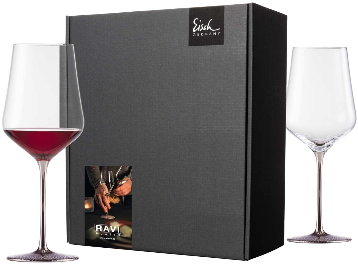 Eisch Ravi Platin Bordeauxglas 620 ml 2er Set Bild 1