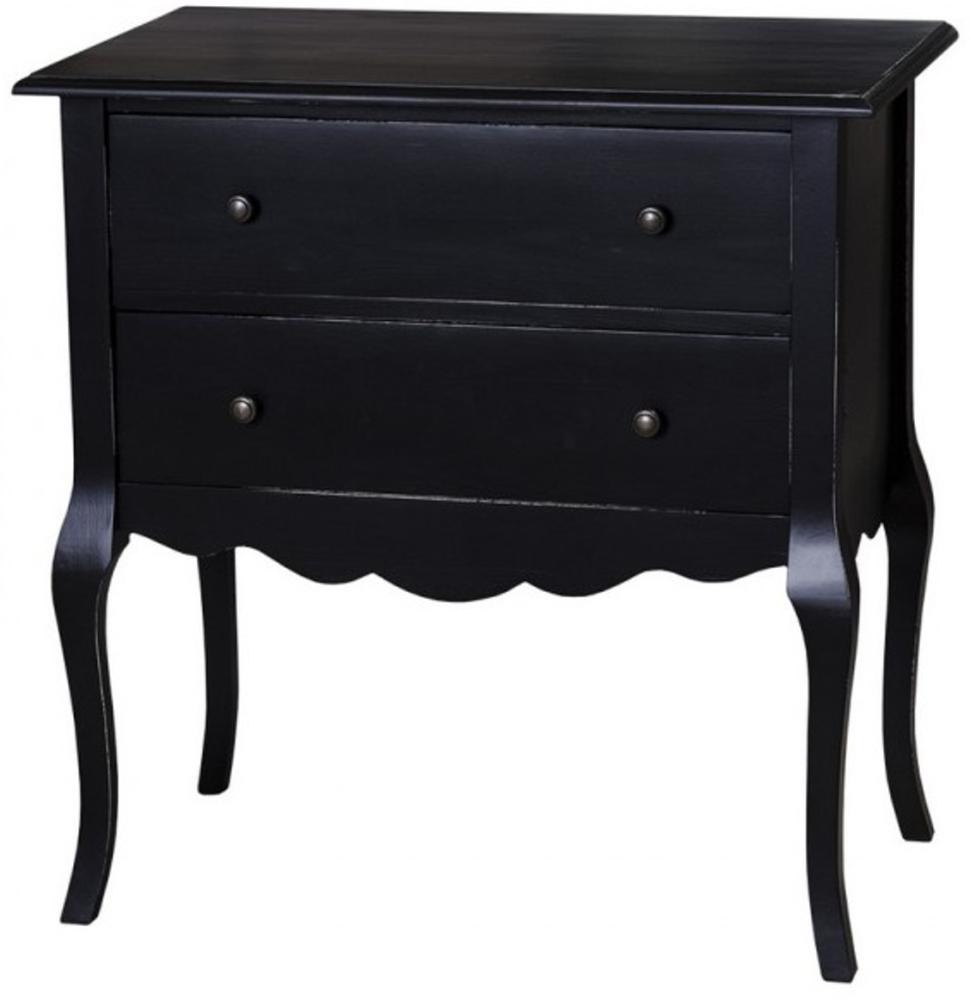 Casa Padrino Barock Kommode mit 2 Schubladen 80 cm - Jugendstil Landhaus Stil Möbel Bild 1