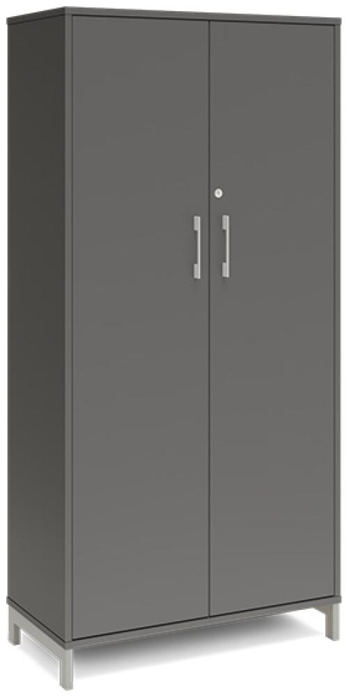 Büroschrank DNA 800x1660 mm Anthrazit/Weiß 4A4 Bild 1