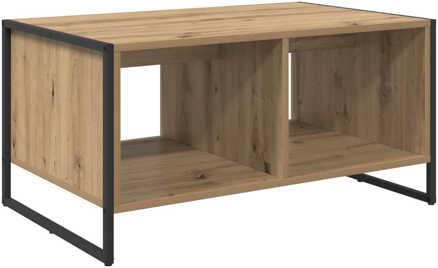 vidaXL Couchtisch Kunsthandwerk Eiche 80 x 50 x 40 cm Holzwerkstoff 886437 Bild 1