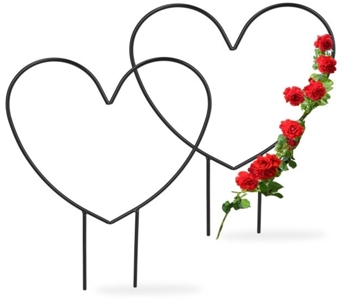 Rankhilfe Herz im 2er Set Bild 1