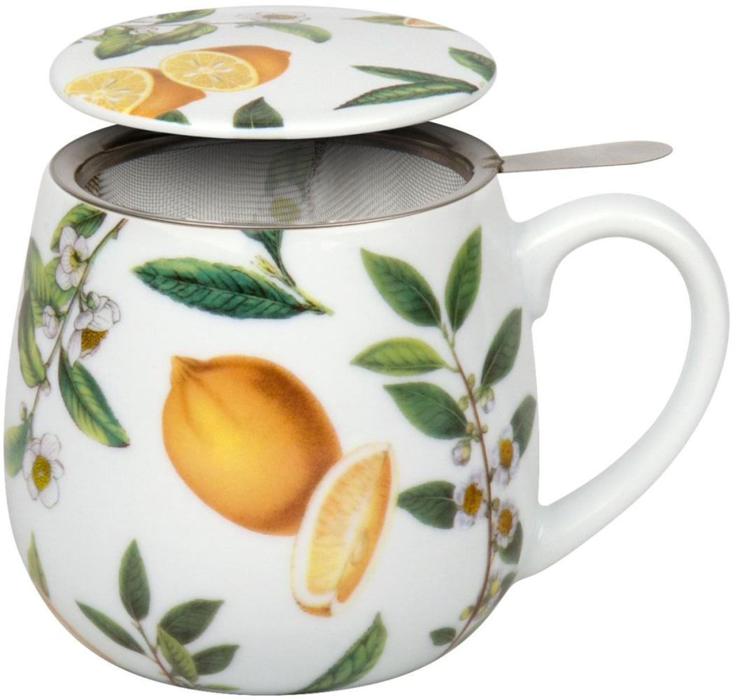 Könitz Becher mit Sieb und Deckel 420 ml My favourite tea Schwarzer Tee / Teebecher Bild 1