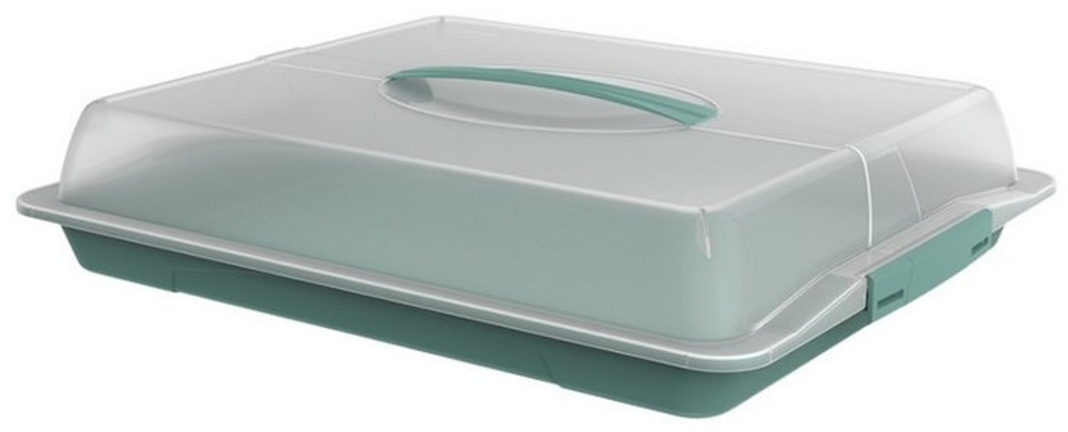 ROTHO Kuchentransportbox Party-Butler JOHN, Mistelzweiggrün, Polypropylen, B 47 cm x T 39 cm Bild 1
