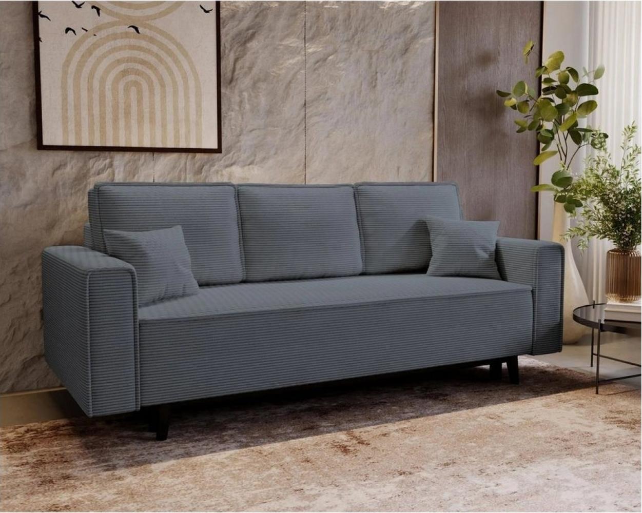 Beautysofa Schlafsofa Monte, Die Lieferung gilt für die Einbringung in die Wohnung, stilvoll Polstersofa Bild 1