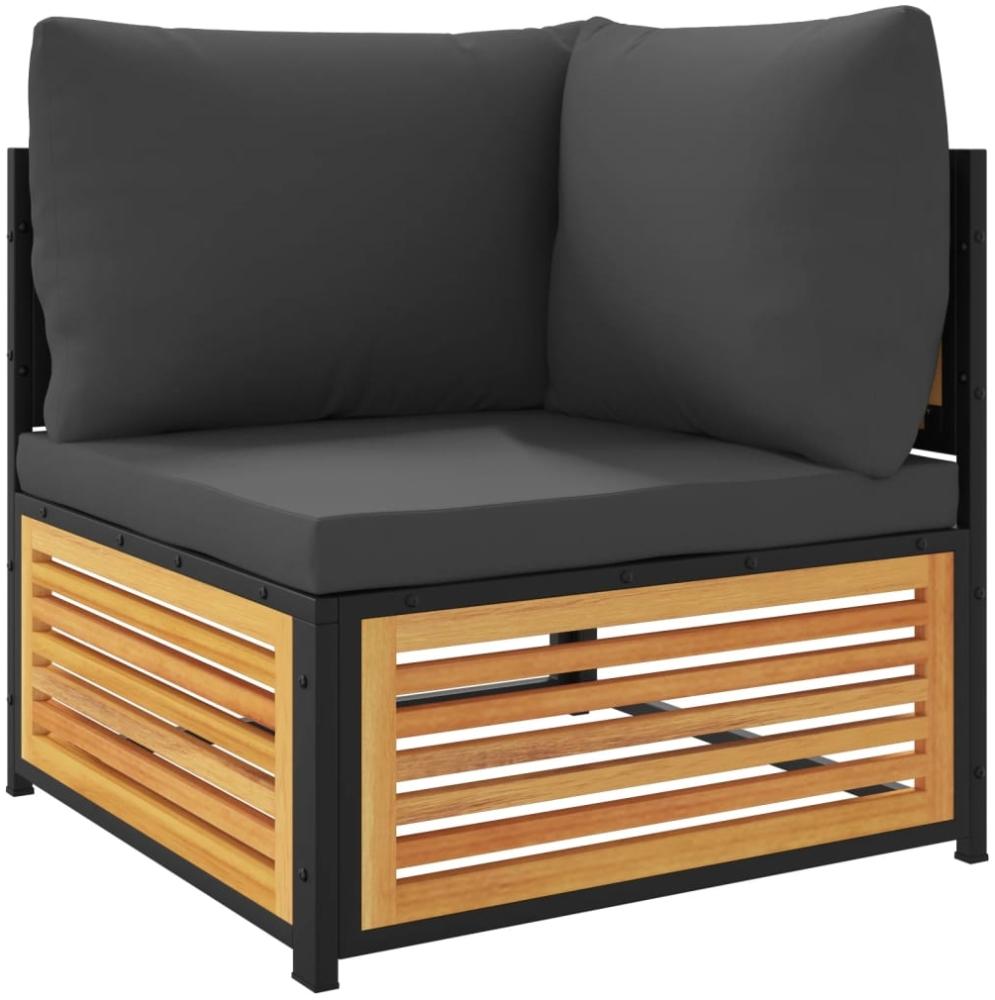 vidaXL Garten-Ecksofa mit Kissen Massivholz Akazie 367638 Bild 1