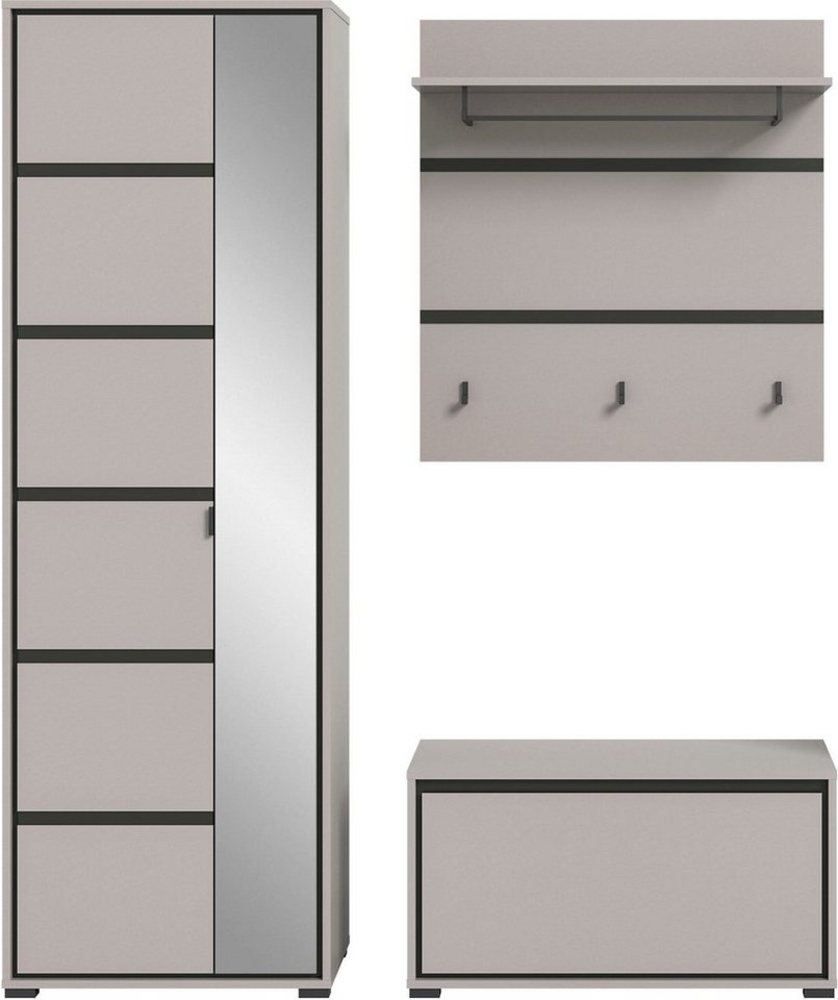 INOSIGN Garderoben-Set Skygge, (3-St), Garderobenmöbel, Flurgarderobe Bild 1