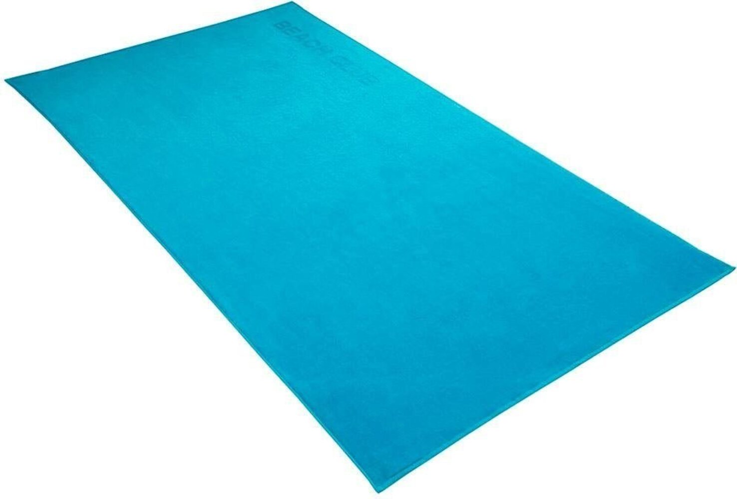 Vossen Strandtuch Beach Club, Frotteevelours (1-St), Badetuch, Uni Farben, mit Schriftzug Bild 1