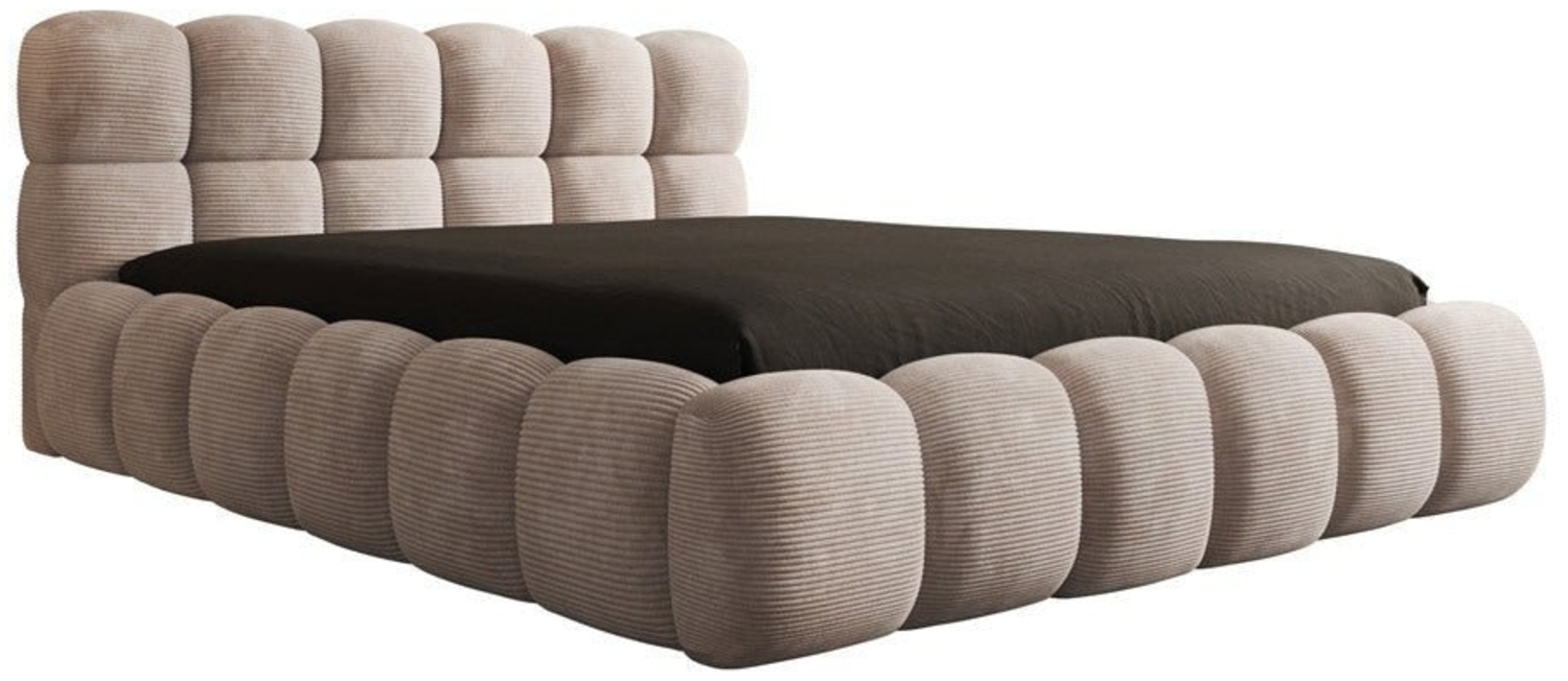 Luxusbetten24 Polsterbett Designer Polsterbett Boston, in Cord mit Stauraum Bild 1