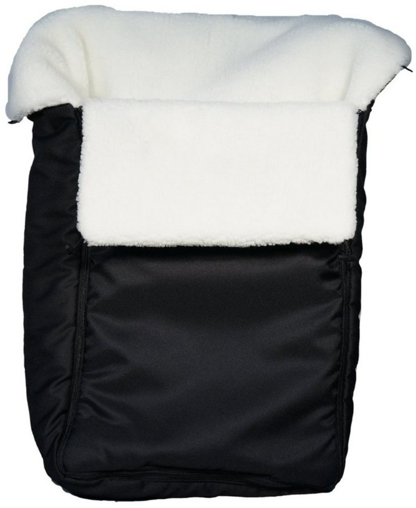 Eichhorn Kinderwagen Fußsack Winterfußsack universal (mit Teddyfell (waschbar) und hohem Rückenteil), mit vorgenähten Gurtschlitzen und Rundum-Reißverschluss Bild 1