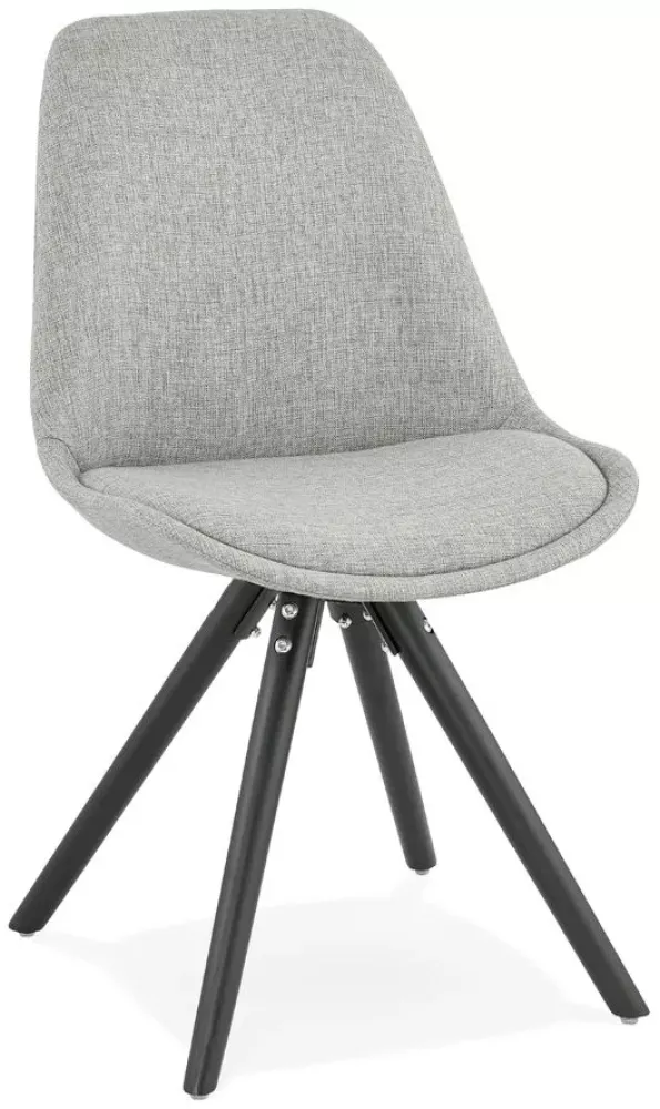 Kokoon Design Stuhl Brasa Grau und Schwarz Bild 1