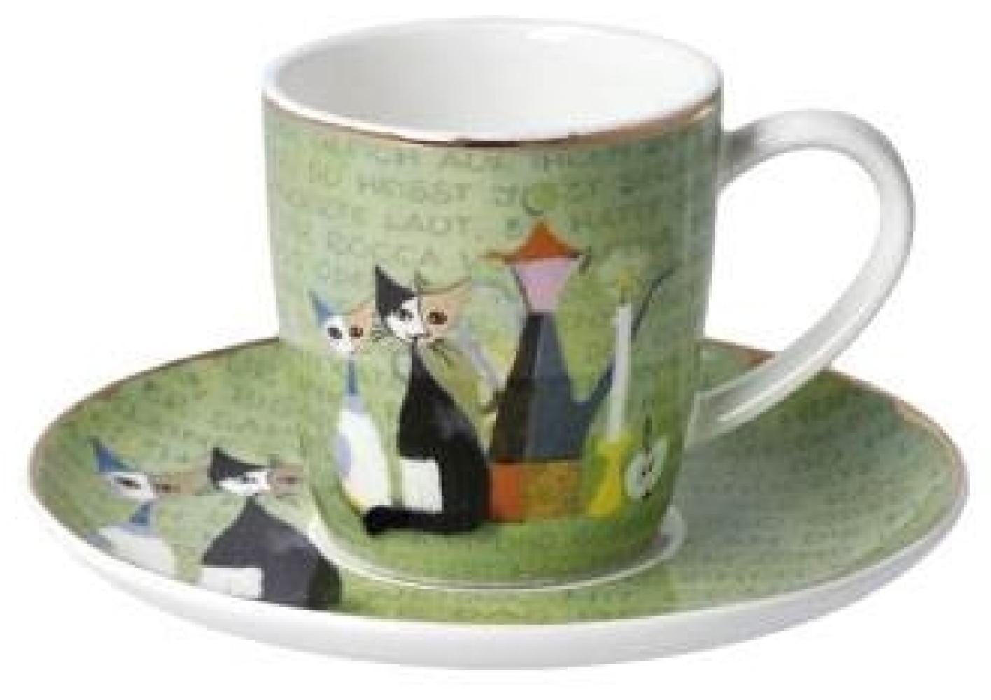 Goebel Espressotasse Rosina Wachtmeister - La storia, mit Untertasse, Fine Bone China, Bunt, 100 ml, 66860881 Bild 1