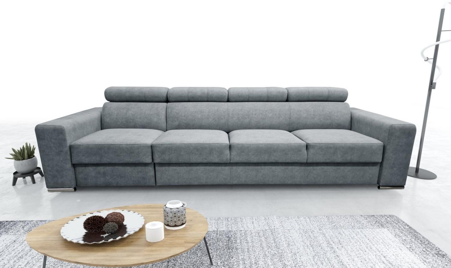 Deine Möbel 24 Sofa Couch 3-Sitzer / 4-Sitzer ELMO, mit Schlaffunktion Bild 1