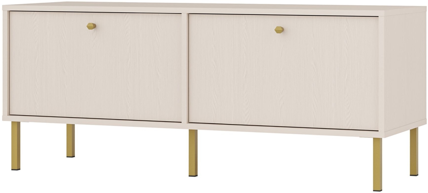 Selsey 'Oktio' TV-Möbel 2-türig, sandbeige, ca. 50 x 121 x 41 cm Bild 1