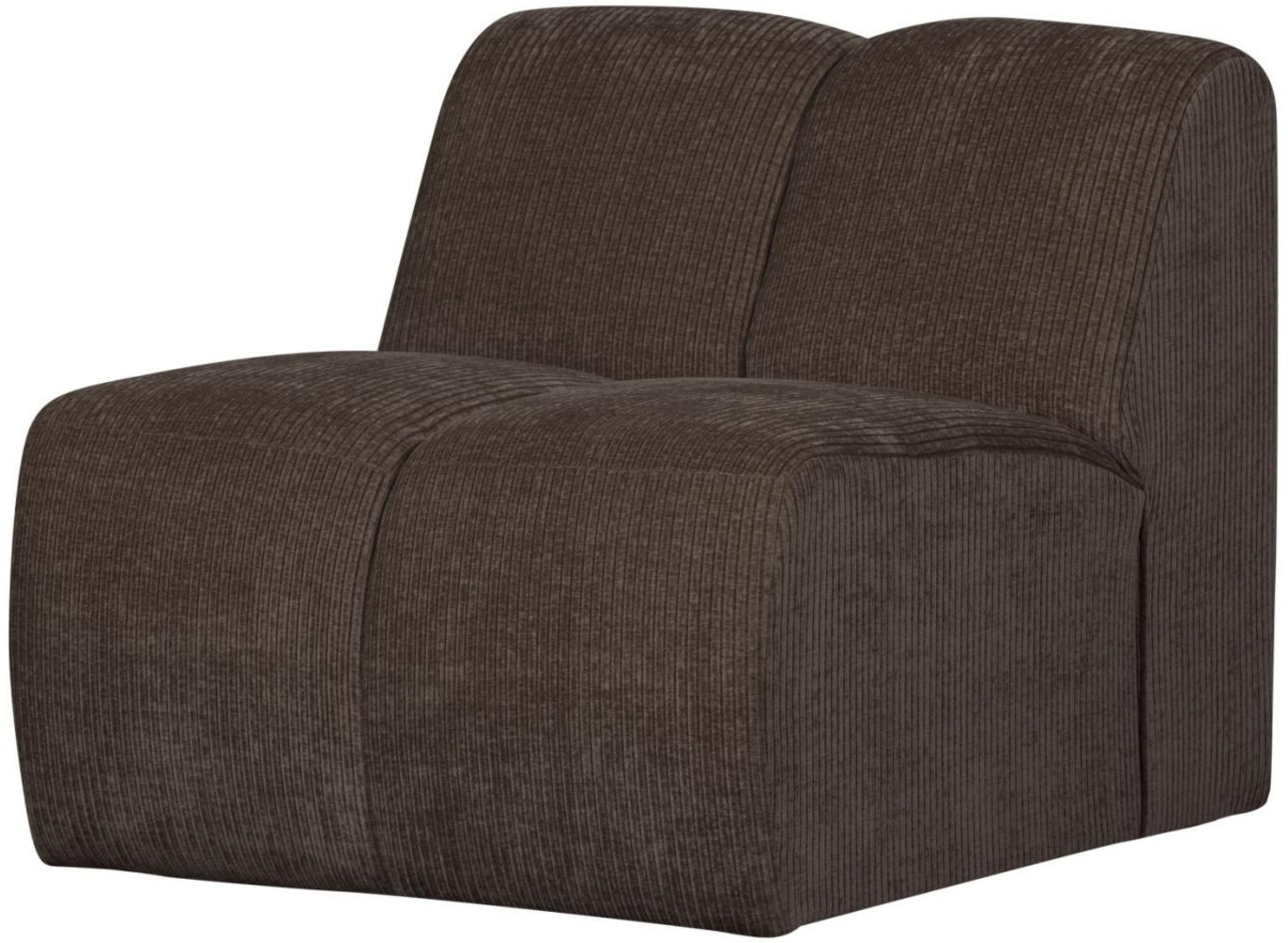 Modulsofa Mojo Flachcord Einzel-Element, Braun Bild 1