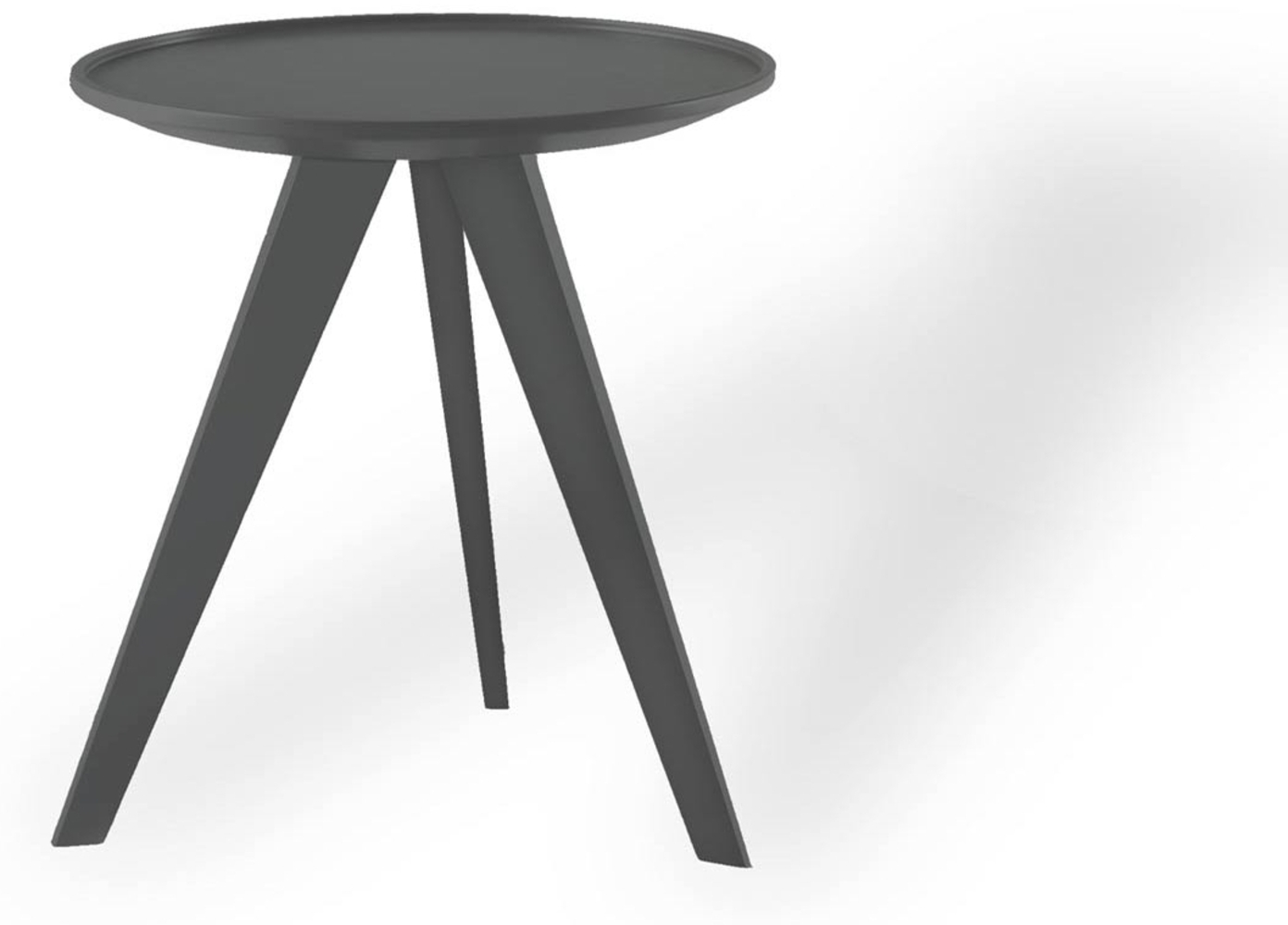 Woody Hill mit Rahmen Durchmesser 40 cm 45cm steingrau Bild 1