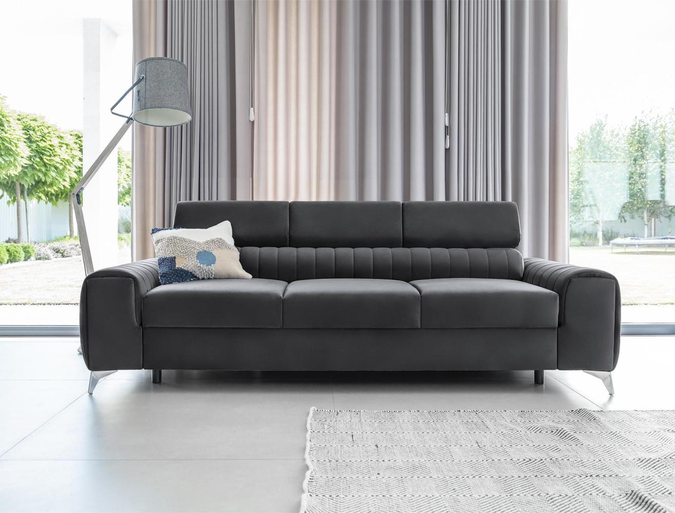 Wohnideebilder Laurence Dunkelgrau Sofas & Couches SO-LAU-06NU Bild 1