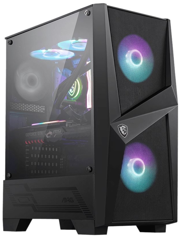 MSI GEH Midi MAG Forge 100R (B/Tempered Glas/RGB Fan) Bild 1