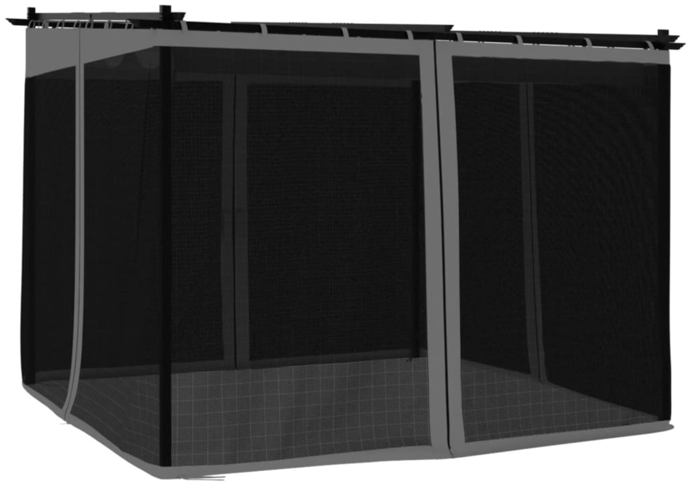 vidaXL Pavillon mit Netzwänden Anthrazit 3x3 m Stahl 4003909 Bild 1